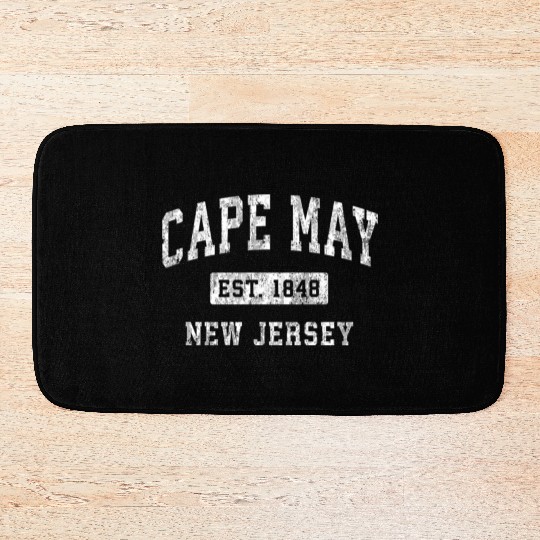 Cape May New Jersey Nj Established Sports Bath Mats