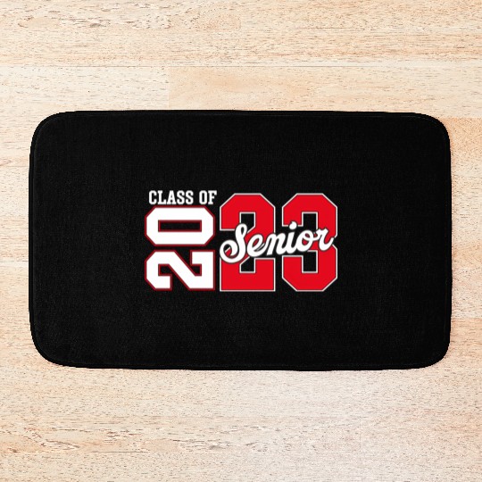 Class Of 2023 Senior 2023 Graduation Or First Day Bath Mats
