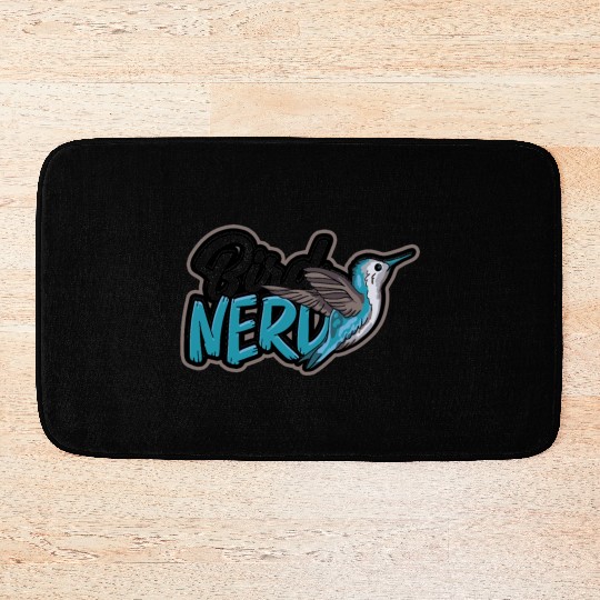 Bird Desig for Birdwatcher Bird Nerd Lover Bird Bath Mats