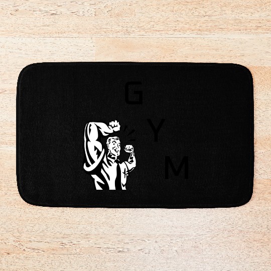 Old School Gym vibes Bath Mats