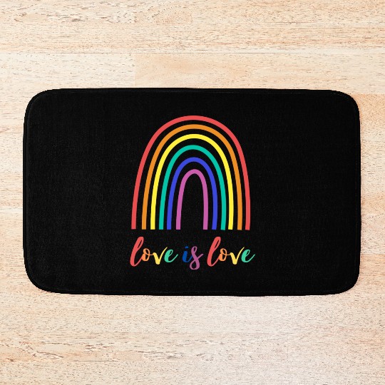 love is love Bath Mats