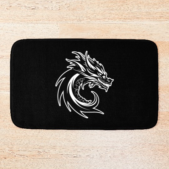 Dragon Mythical Fantasy Serpent Bath Mats