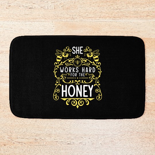 Bee Honey Bee Animal Bath Mats
