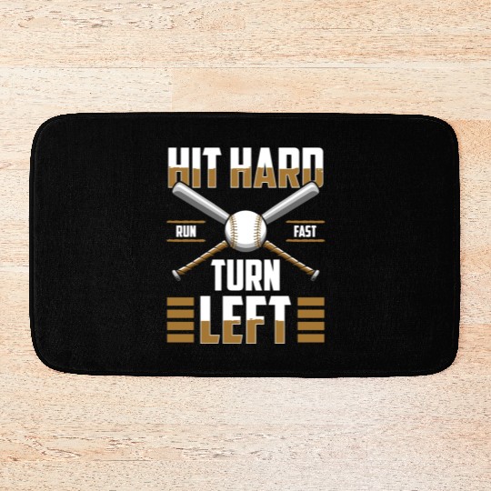 Baseball Catcher Team Coach Bath Mats