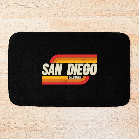 San Diego California Ca City Bath Mats