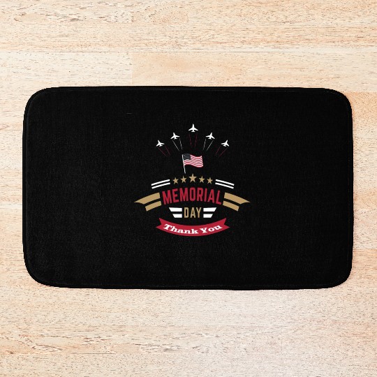 national america memorial day Bath Mats army for you