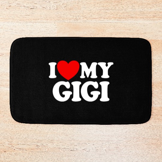 I Love My Gigi Red Heart Grandkids I Love My Gigi Bath Mats