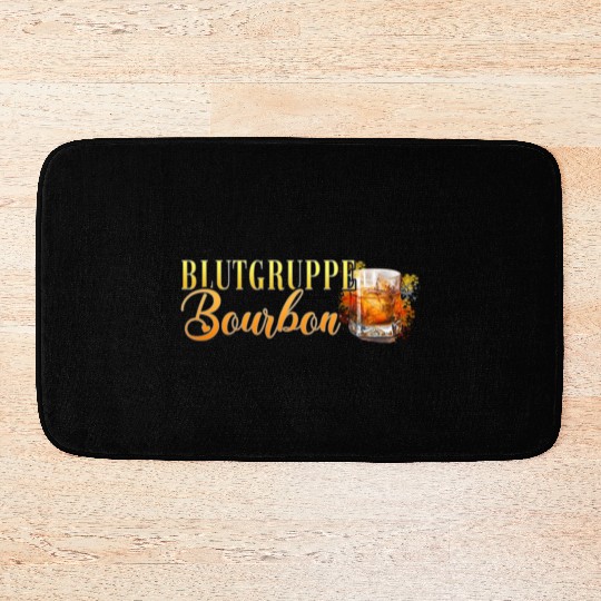 Blutgruppe Bourbon Cocktail Bartender Bath Mats