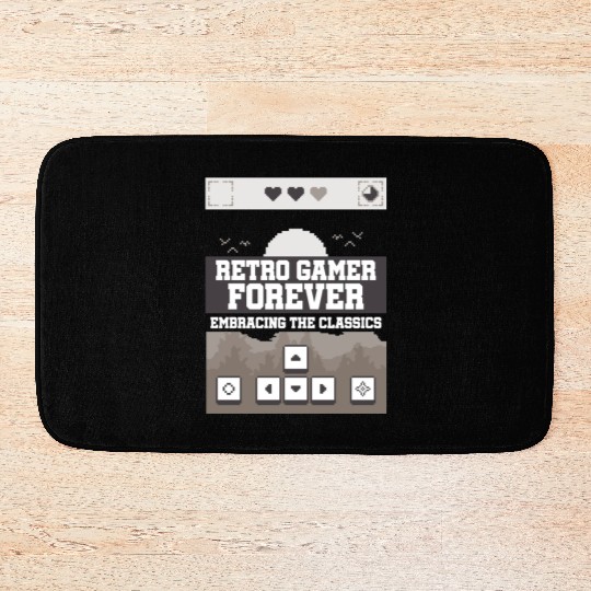 Retro Gamer Forever Embracing the Classic Bath Mats