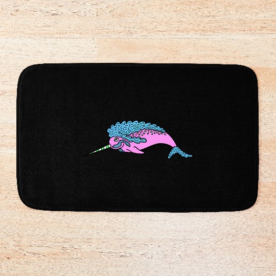 Seapoodle Narwhal Bath Mats