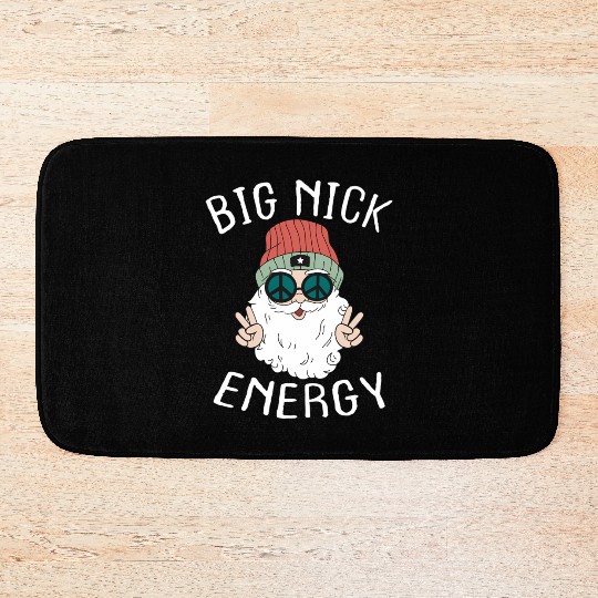 Big k Energy Xmas Santa Claus Saint Bath Mats