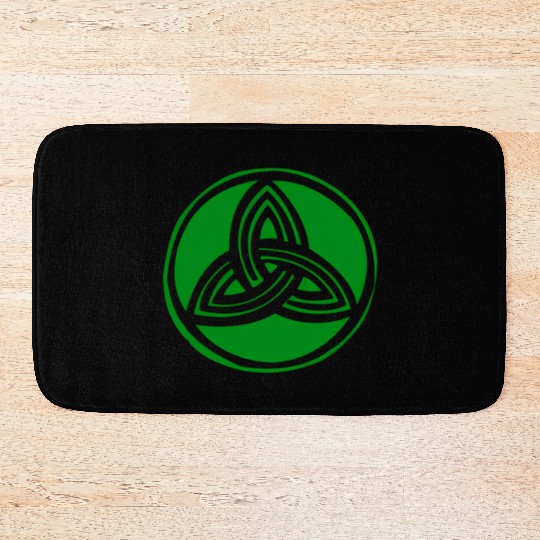 Irish Celtic Cross Trinity Knot St Patrick'S Day Bath Mats