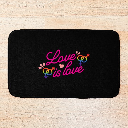 Love is Love Bath Mats