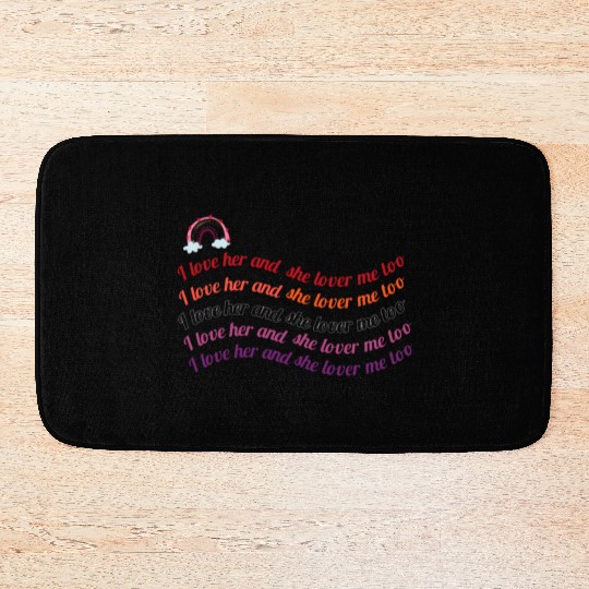 Love is love Bath Mats