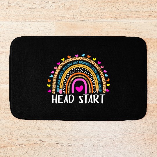 Back to School Head Start Squad Homeschool Bath Mats