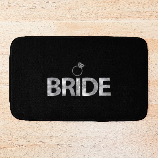 Bride For Grainy Grey Bath Mats