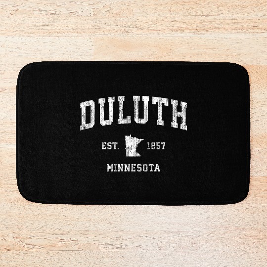 Duluth Minnesota Mn Athletic Sports Bath Mats