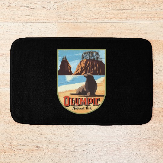 olympic national park Bath Mats