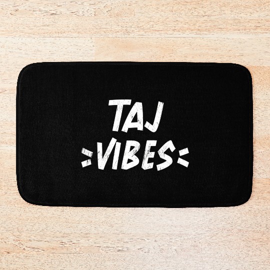Taj Vibes Squad Family Reunion First Last Name Bath Mats