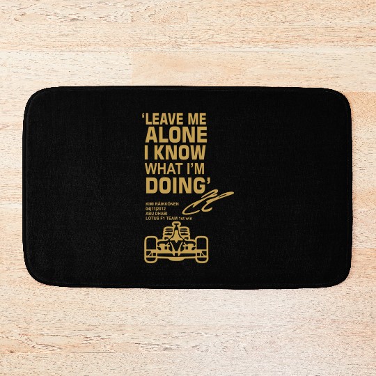 Leave Me Alone I Know What I'M Doing Drummer Bath Mats