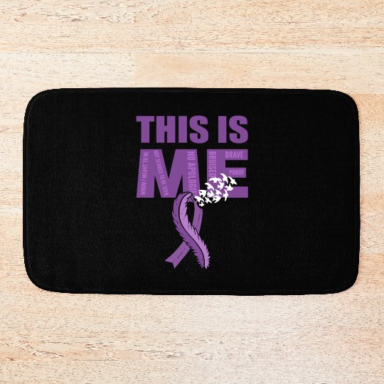 This Is Me Epilepsy Warrior Bath Mats