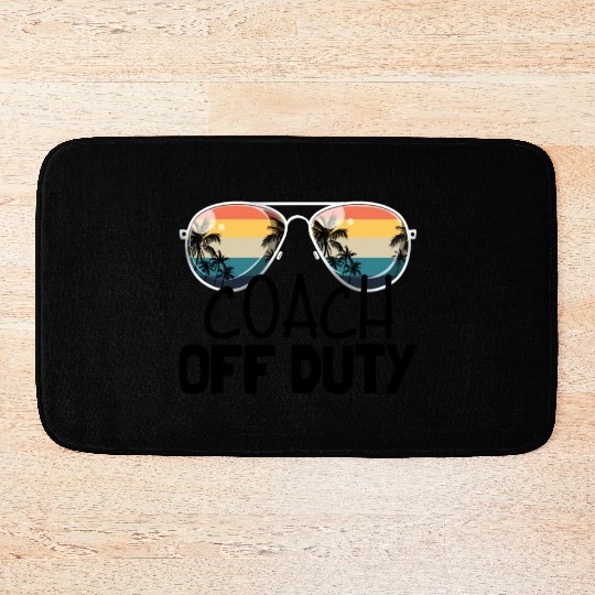 Coach Off Duty End of Season Retro Coach Off Dutyh Bath Mats