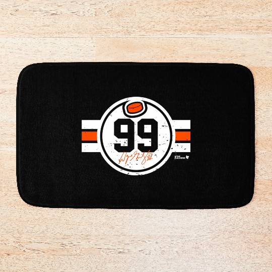 Wayne Gretzky No 99 Edmonton Hockey Bath Mats