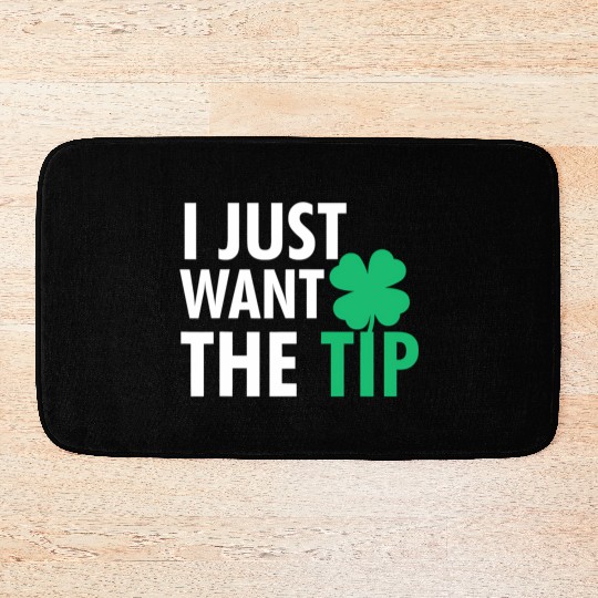 Bartender St Patric Day Just The Tip For Bath Mats