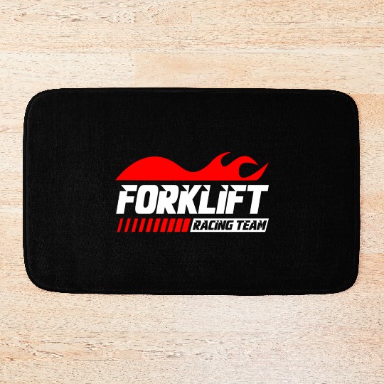 Forklift Racing Team Bath Mats