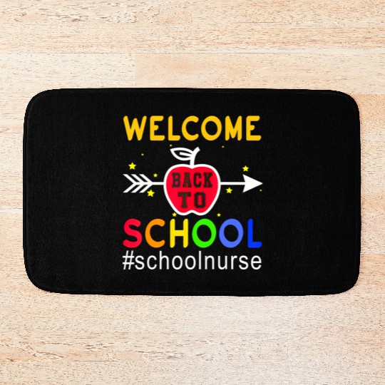 Elementary School Registered Nurse Back To School Bath Mats
