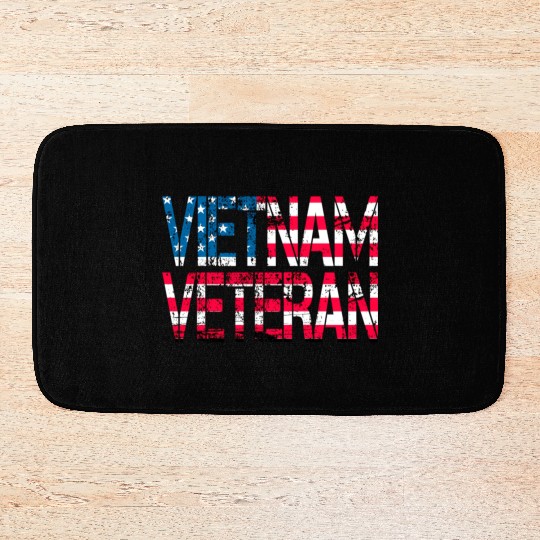 Vietnam Veteran Us Flag Vietnam Vets Bath Mats