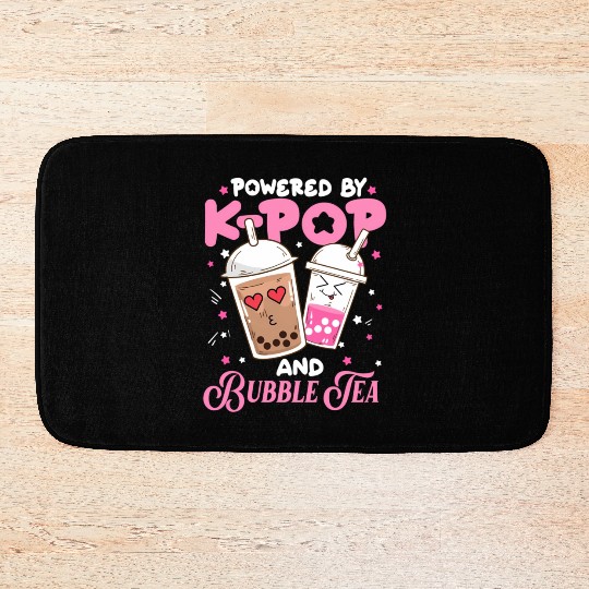 Boba Tea aii Anime Powered By Kpop And Bubble Bath Mats