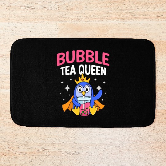 Bubble Tea Queen Boba Tea Drinker Korean Drink Bath Mats
