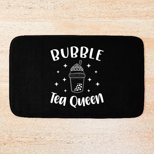 Bubble Tea Queen Boba Tea Drinker Korean Drink Bath Mats