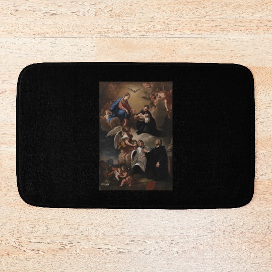 The Holy Spirit, angels and the Virgin Mary Bath Mats