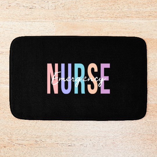 Er Nurse Emergency Room Nurse Registered Nurse Bath Mats