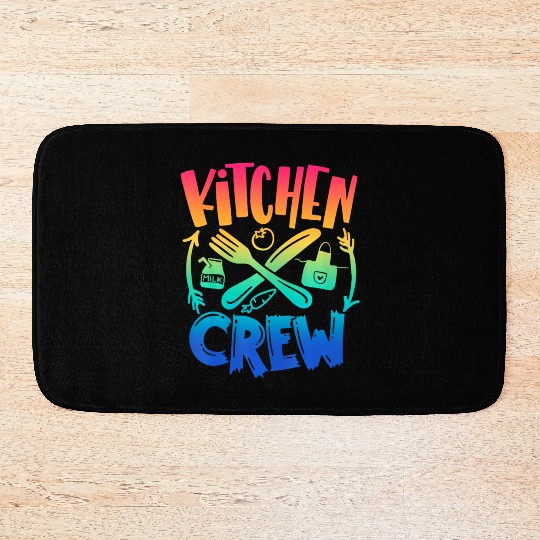 Kitchen Crew Back To School Team Field Day 2022 Bath Mats