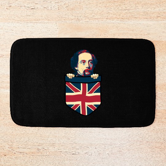 Charles Dickens Great Britain In My Pocket Bath Mats