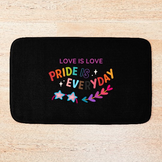 LGBT Pride Gay and Lesbian Mardi Gras Bath Mats