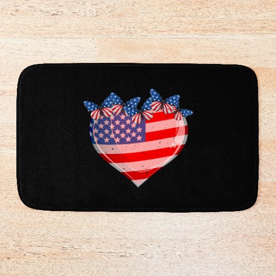 Patriotism Merica Pride US Patriots USA Fan Bath Mats