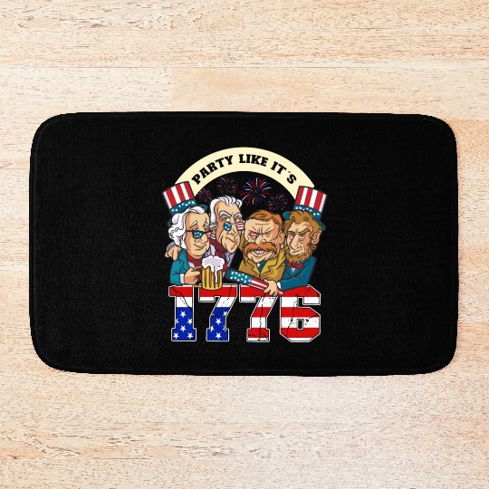 Party like it's 1776 USA Presidents Patriot Bath Mats