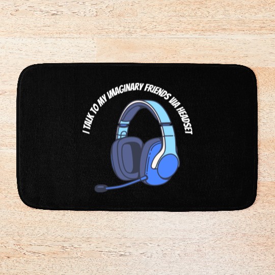 Gamer Imaginary Friends Bath Mats
