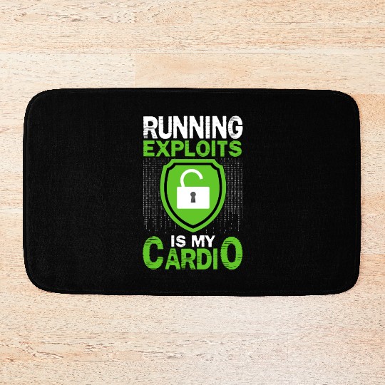 Cyber Security Hacking IT Bath Mats