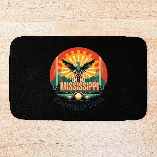 Mississippi vibes Bath Mats