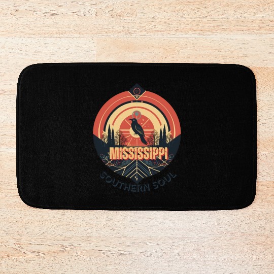 Mississippi vibes Bath Mats
