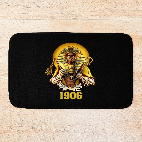 1906 Sphinx Alpha Ace Fraternity Pharoah Bath Mats