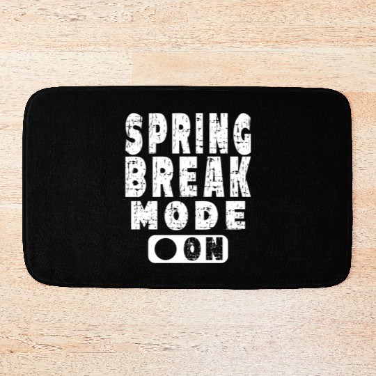 Spring Break Mode On Vintage Bath Mats