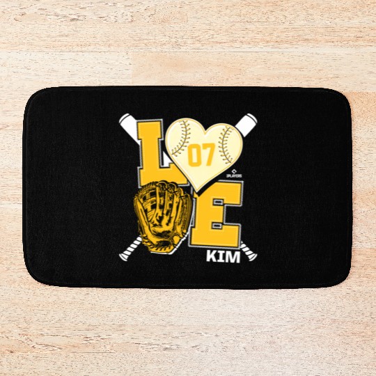 Ha Seong Kim Is Love San Diego Baseball Player Bath Mats