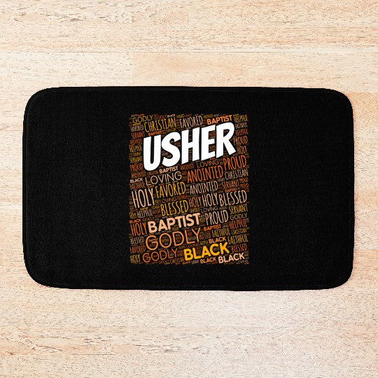 Usher Board Baptist Church Bath Mats