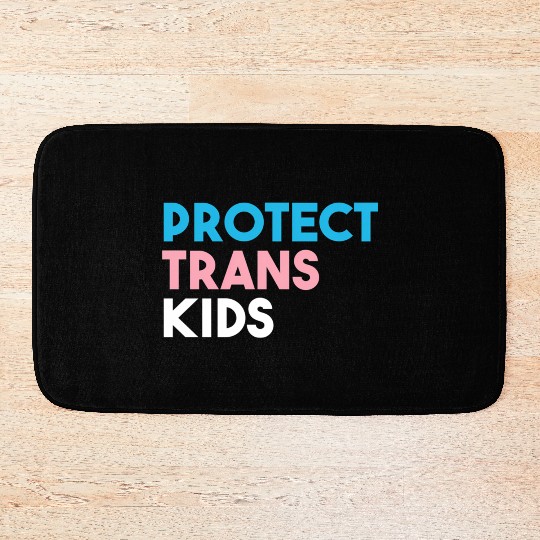 Protect Trans Transgender Pride Bath Mats